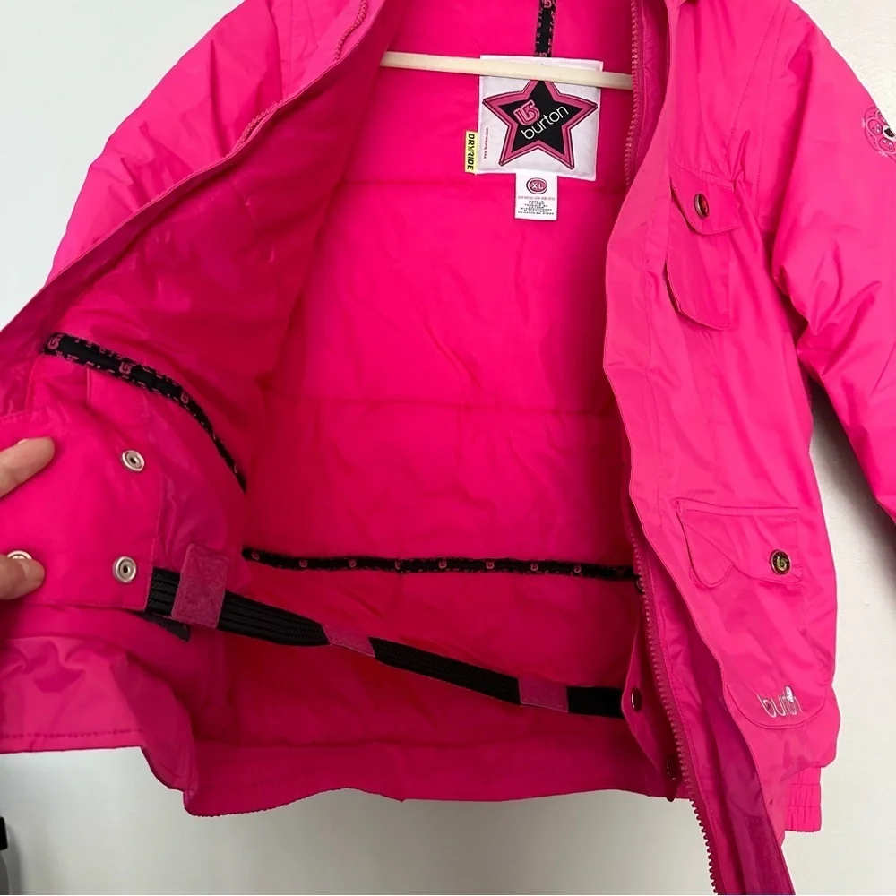 Burton pink Snow Jacket girl size 14/16
